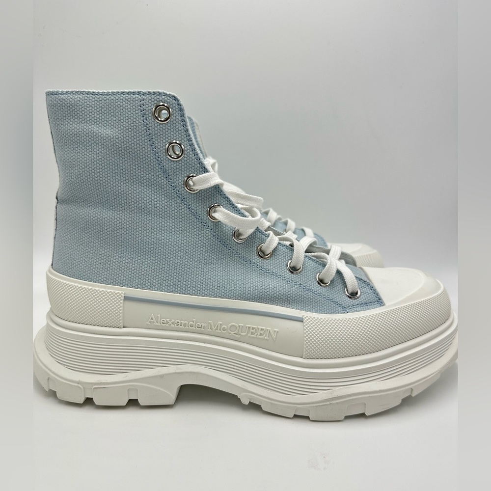 ALEXANDER MCQUEEN Treadslick High Top Canvas Boots